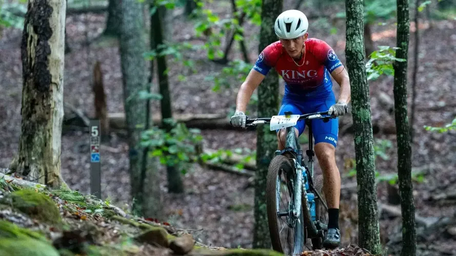 King Finishes Final Day of Cycling MTB National Championships