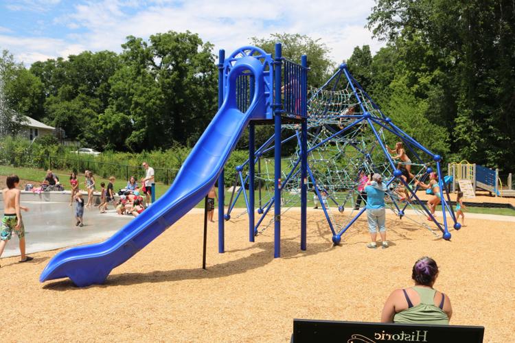 VIDEO Downtown Park in Valdese officially opens