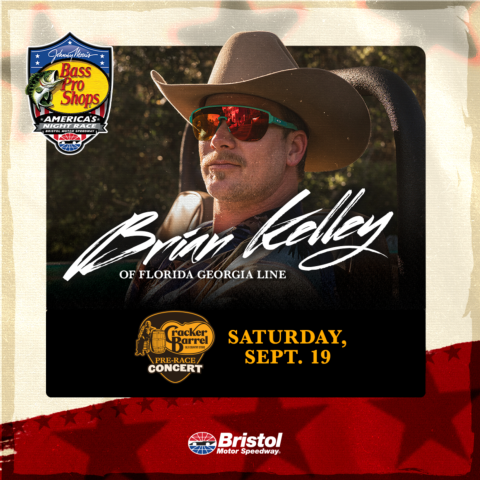 Cracker Barrel Old Country Store named presenting sponsor of the pre-race concert for the Bass Pro Shops Night Race