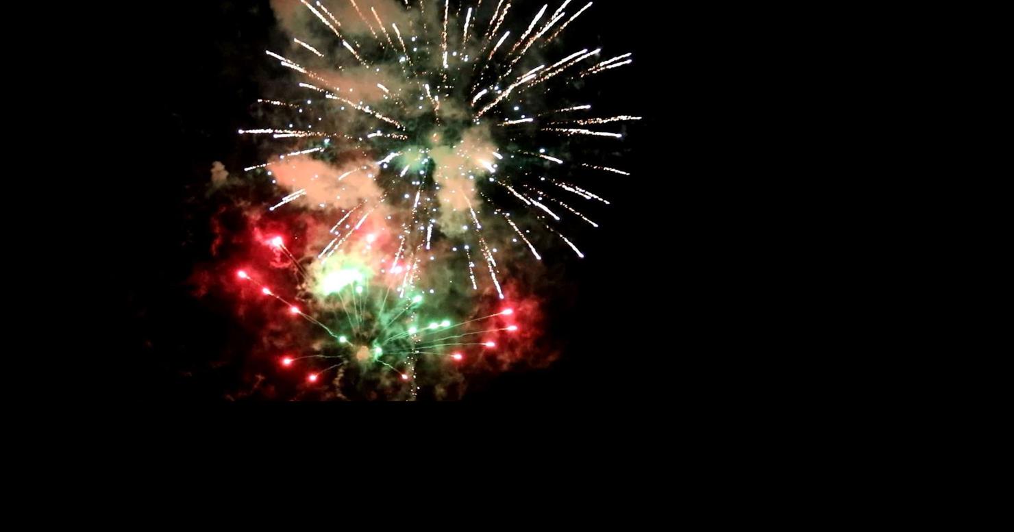 Drexel Community Fair fireworks display