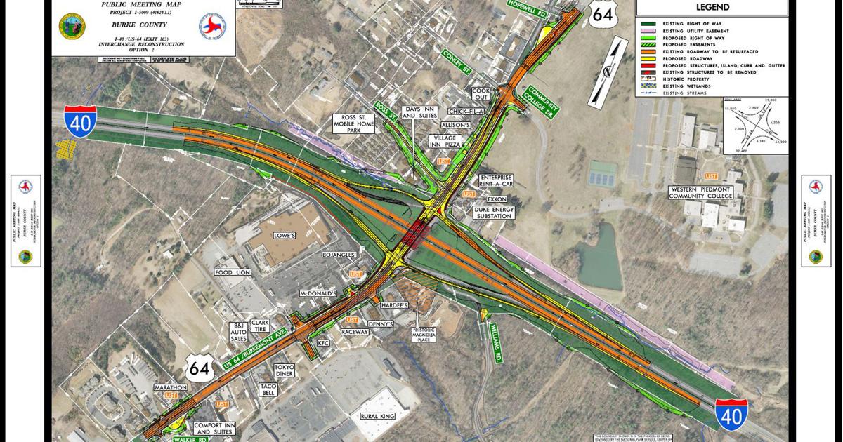 Exit 112 NCDOT chooses design for I-40 Exit 103