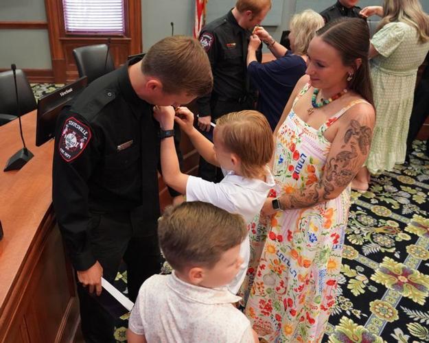 Statesville Fire Department Celebrates Promotions During Swearing-In Ceremony