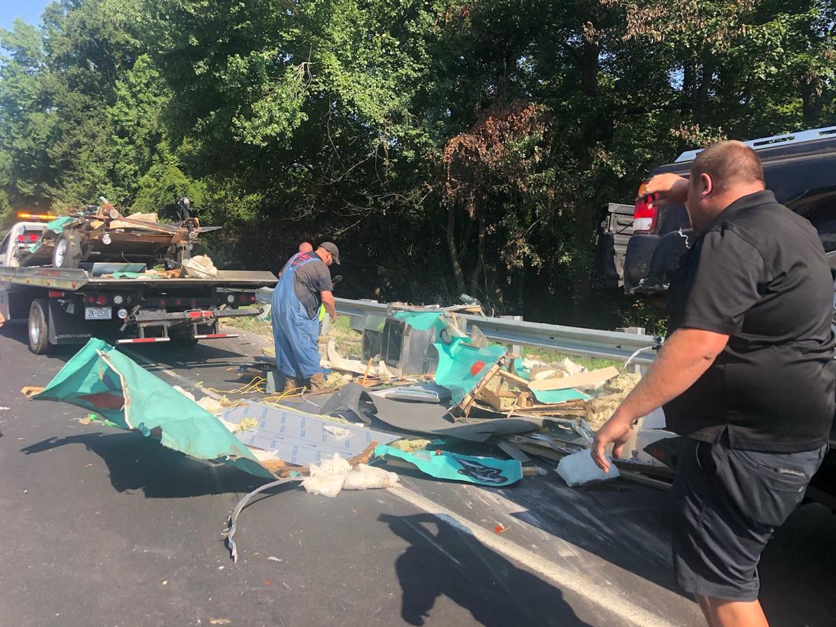 2 EMS workers injured, food truck destroyed in wrecks News