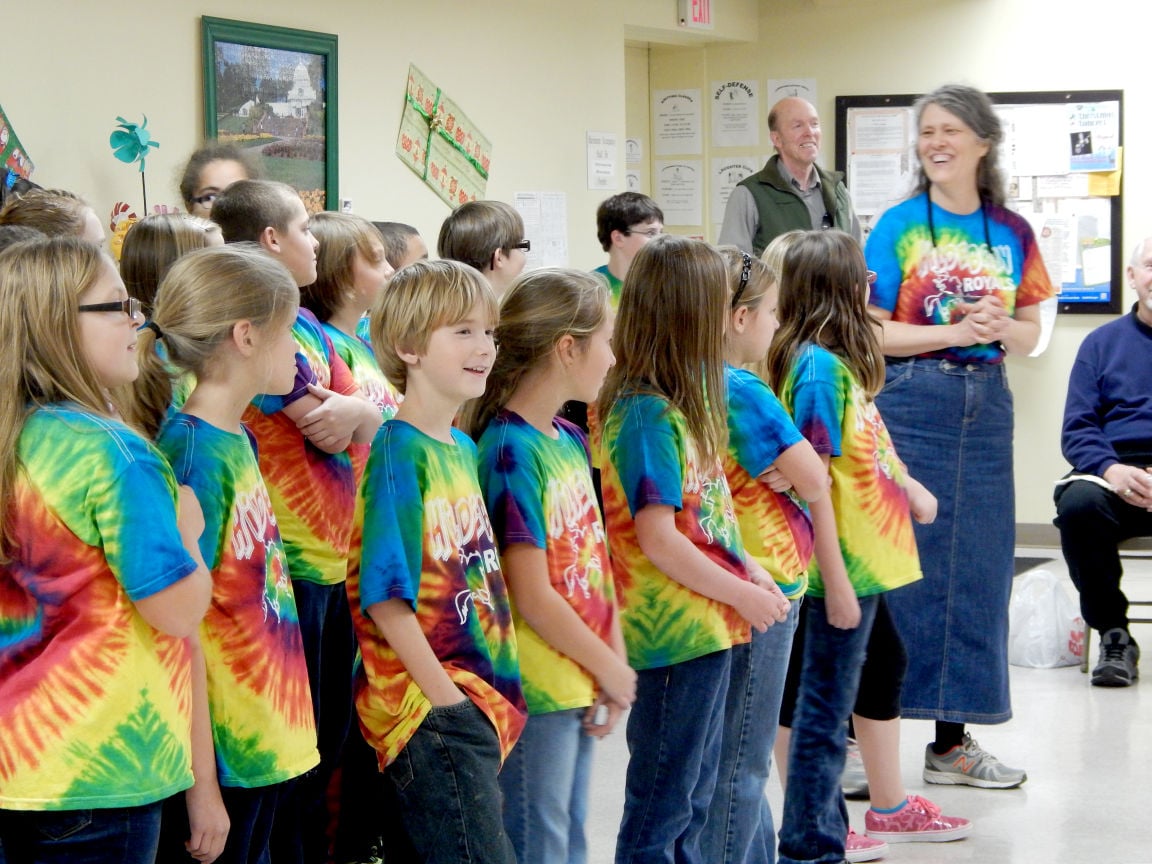 Spreading Cheer Student choir performs at East Burke Senior Center