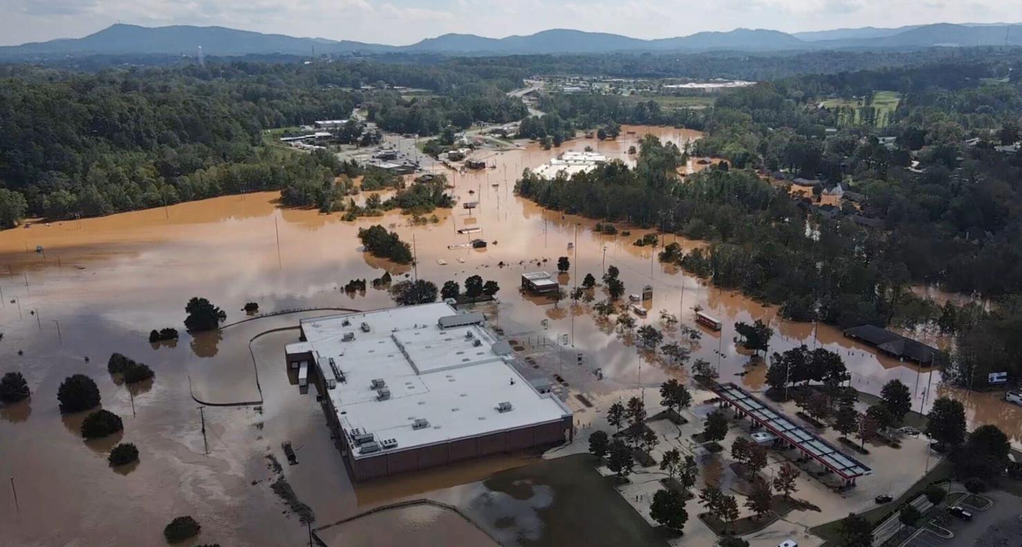 Photos: Morganton Burke County flooded by remnants of Hurricane Helene