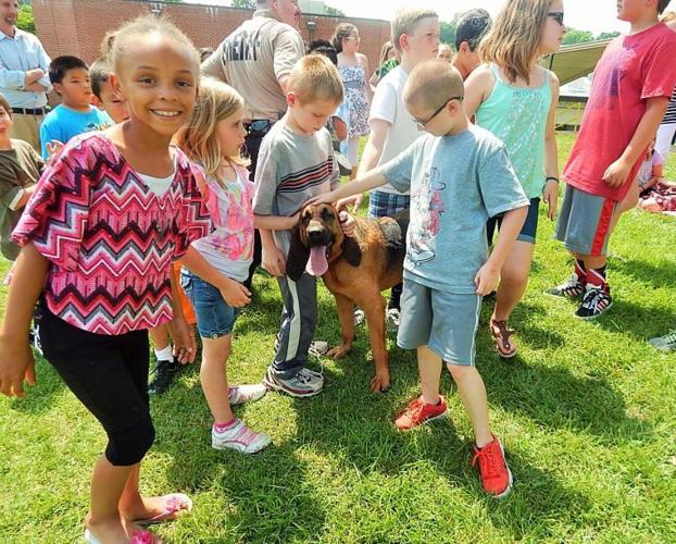 Student council meets K9 unit
