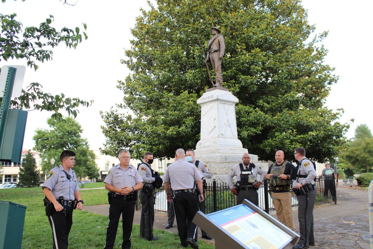 Morganton statue