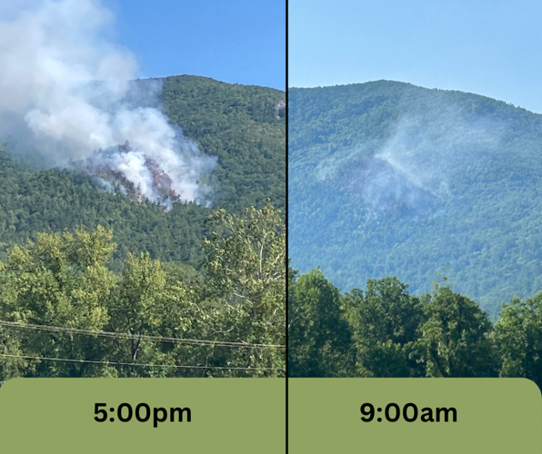 Update: Wildfire in northern McDowell grows to 10 acres