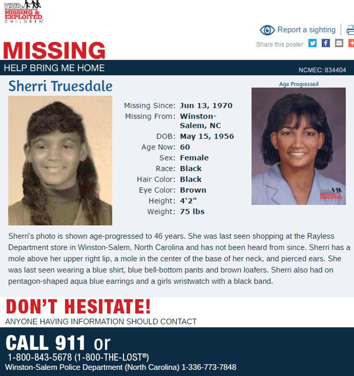 North Carolina Missing Persons Gallery