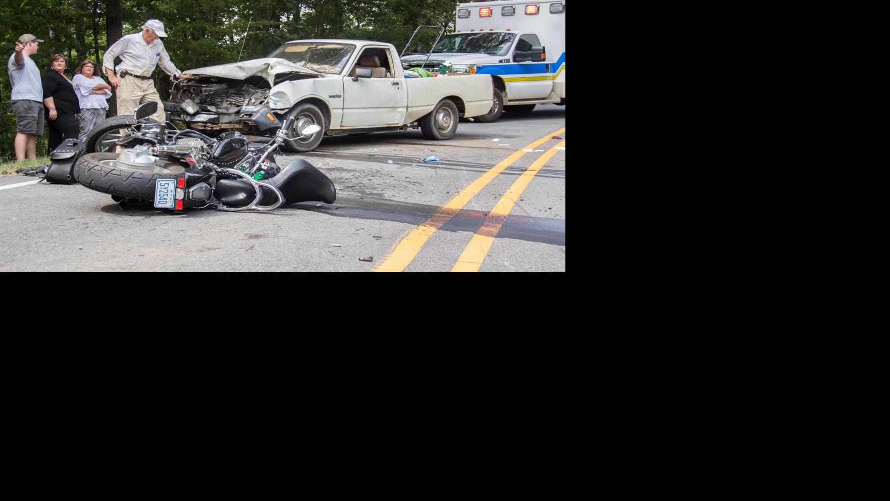 UPDATE Motorcyclist airlifted after headon collision with truck