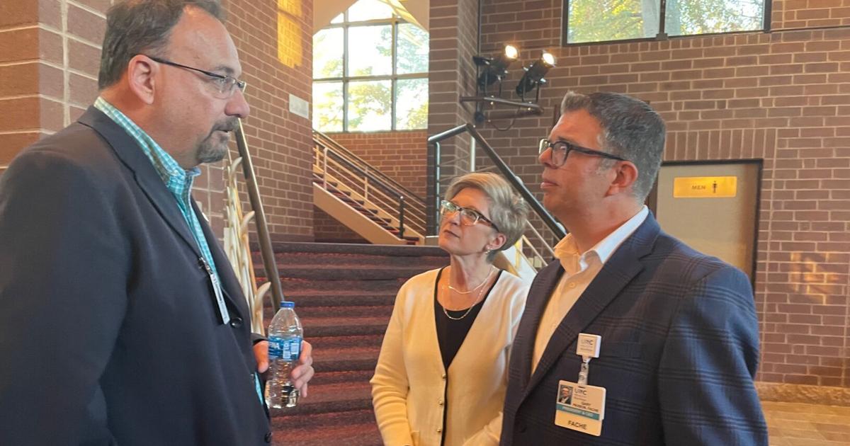 New UNC Health Blue Ridge CEO Gary Paxson meets with public