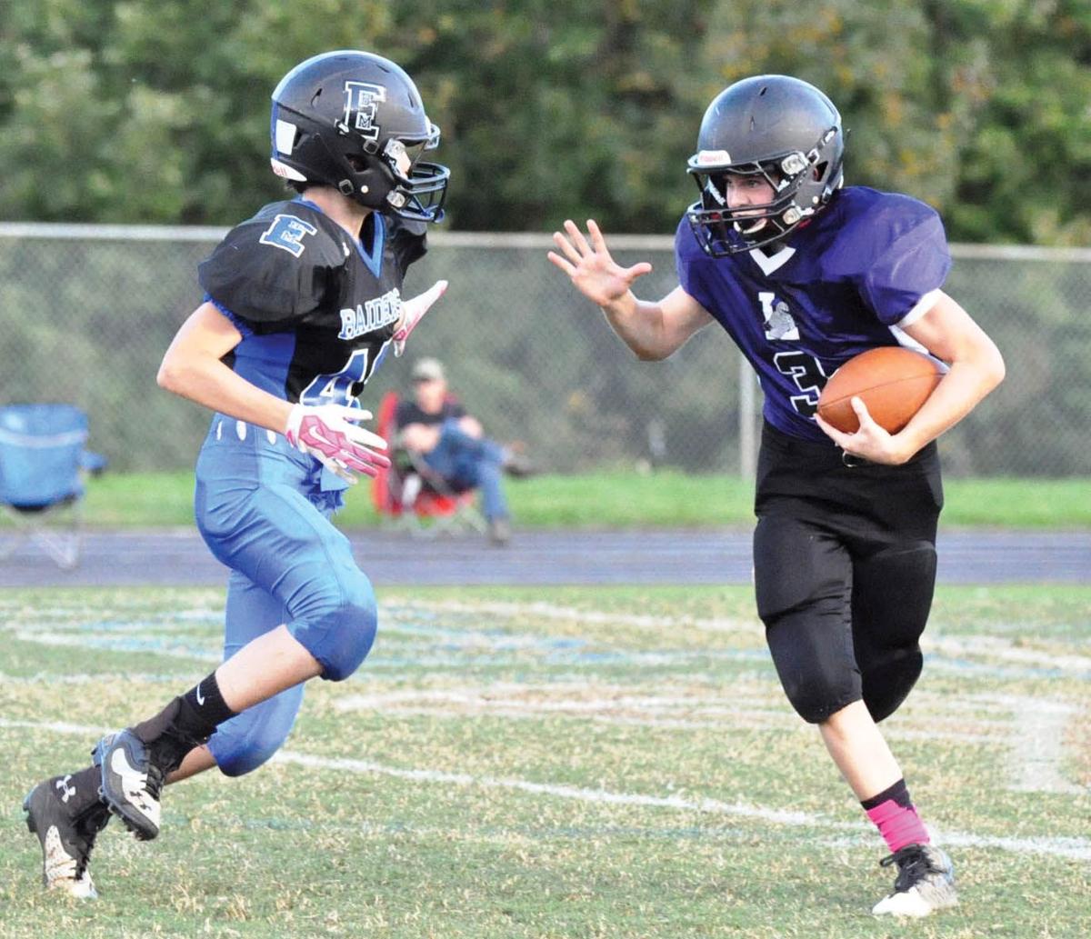M.S. FOOTBALL ROUNDUP Liberty defeats EB in overtime Middle School