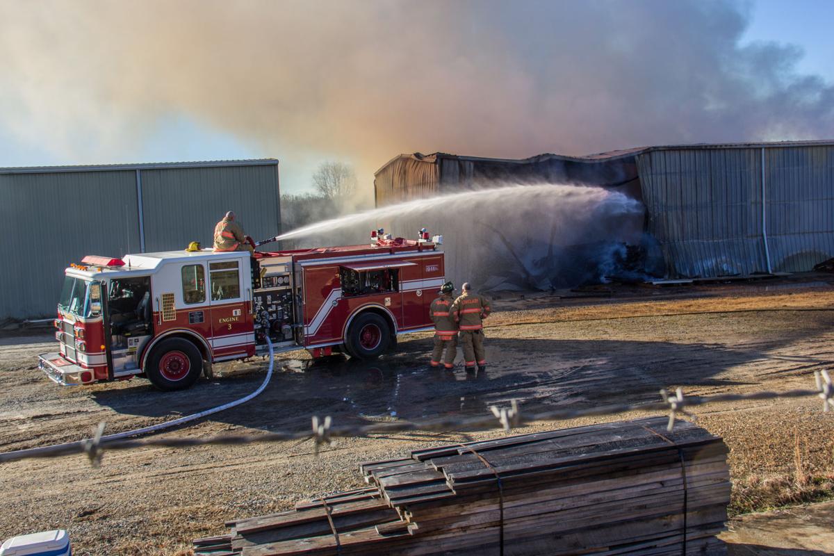 Fire departments from three counties battle warehouse fire News