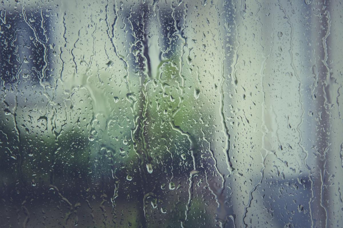 rain on a window