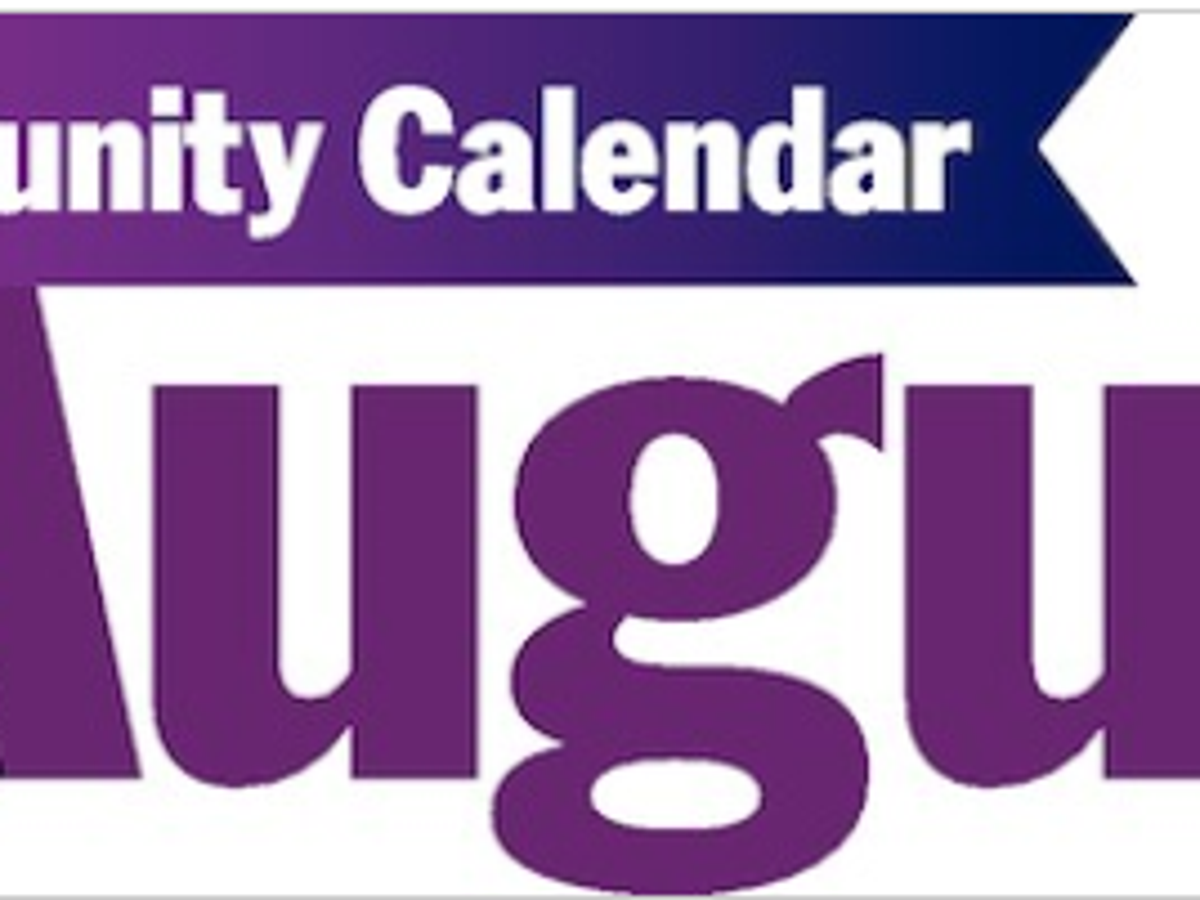 Community Calendar For Aug 3