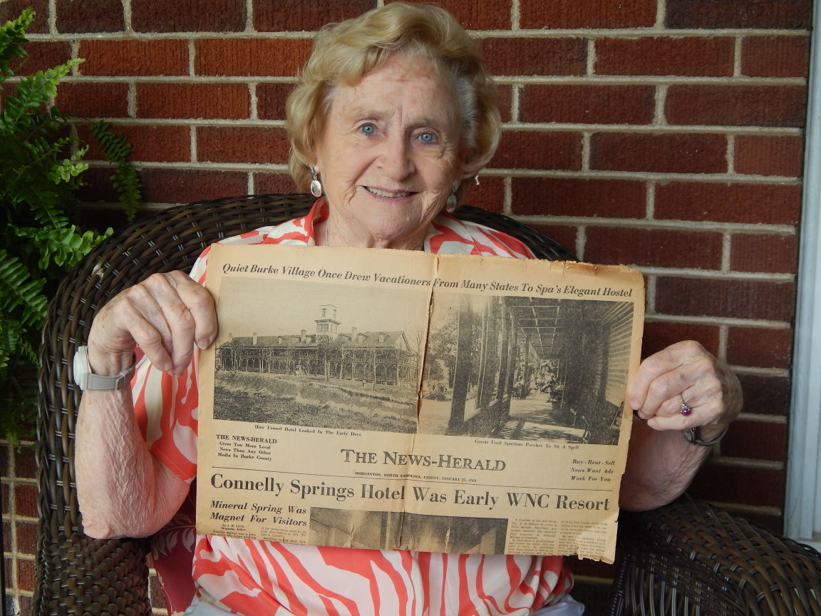 Woman recalls growing up in historic Connelly Mineral Springs Hotel pic