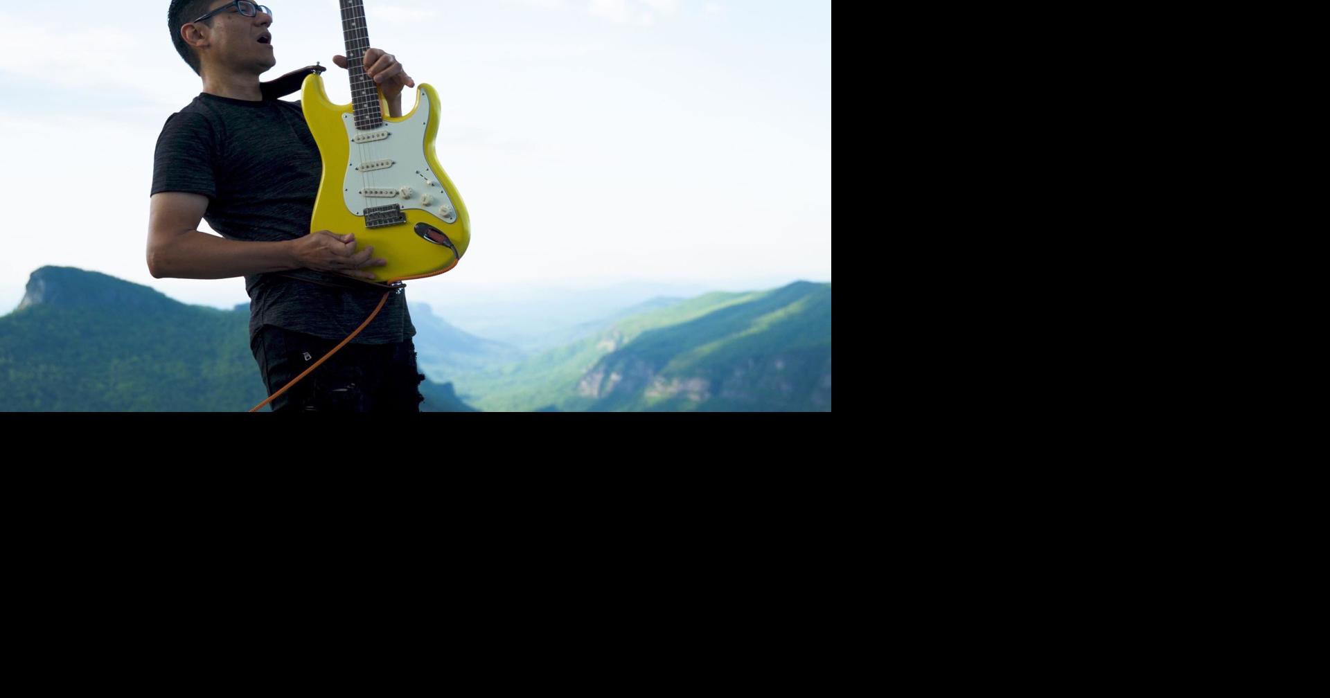 Local musician records stirring 'Banner' rendition atop mountain