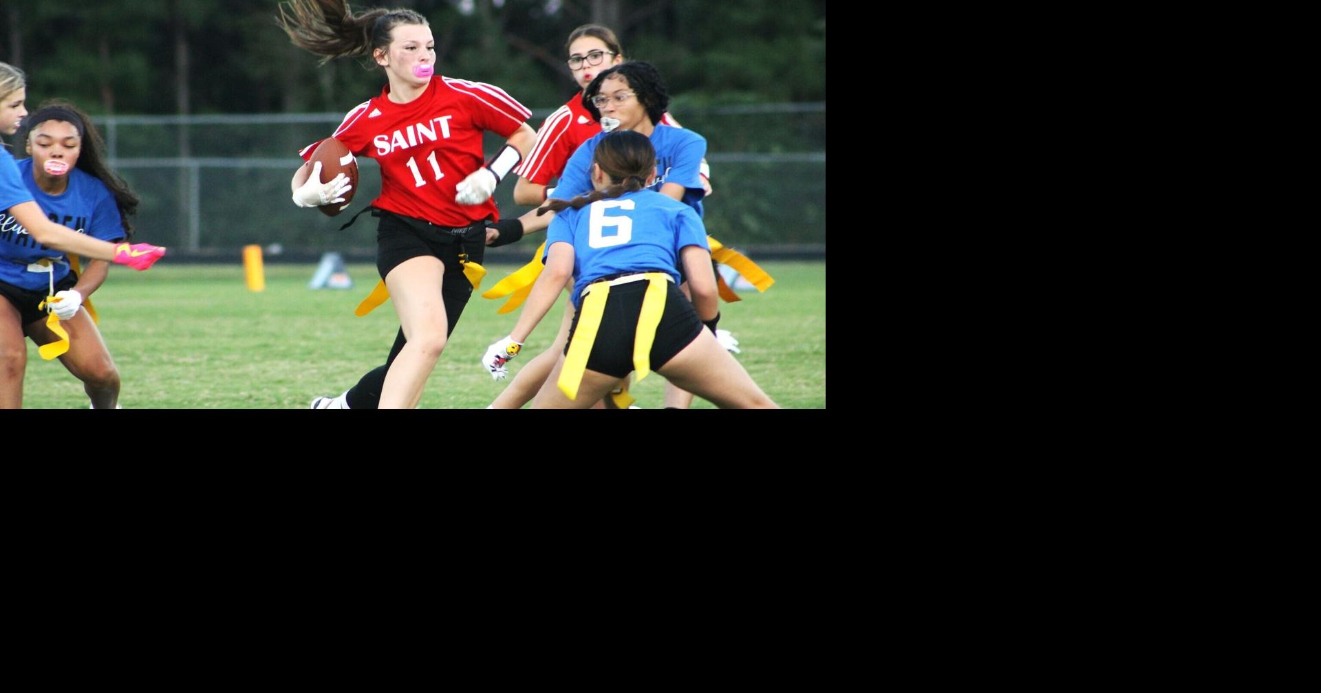 Area high schools field girls flag football clubs for first time. Are teams next?