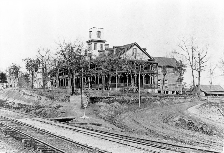 Connelly Mineral Springs Hotel built in 1886