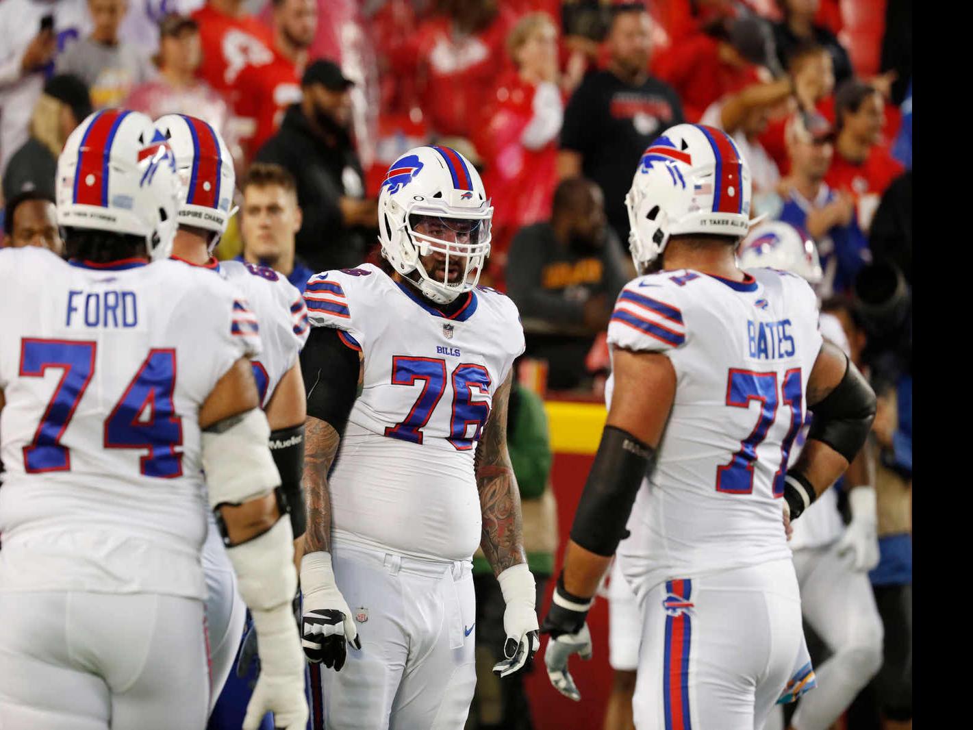 Bills OL Spencer Brown placed on Covid list