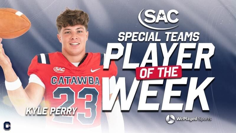Perry Collects SAC Special Teams Player of the Week Honor