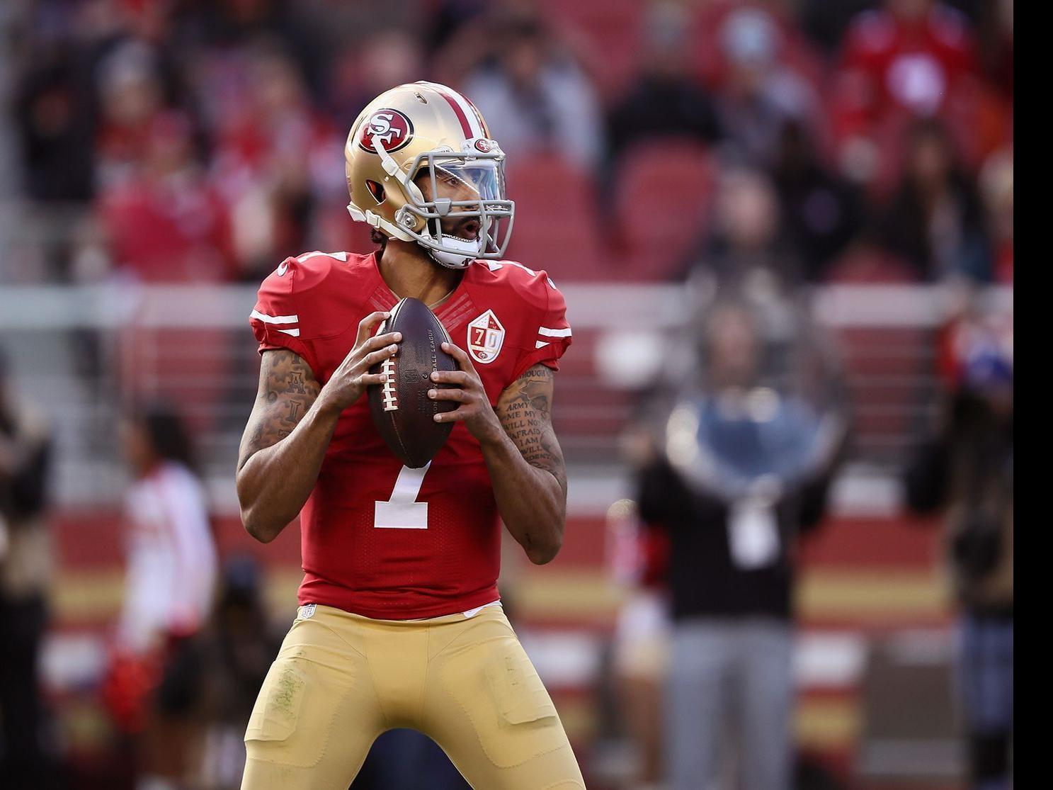 Colin Kaepernick staying in shape, talks Raiders workout