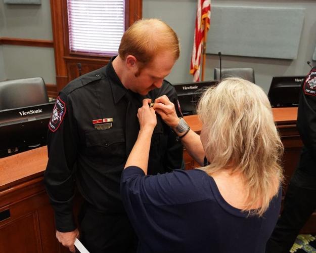 Statesville Fire Department Celebrates Promotions During Swearing-In Ceremony