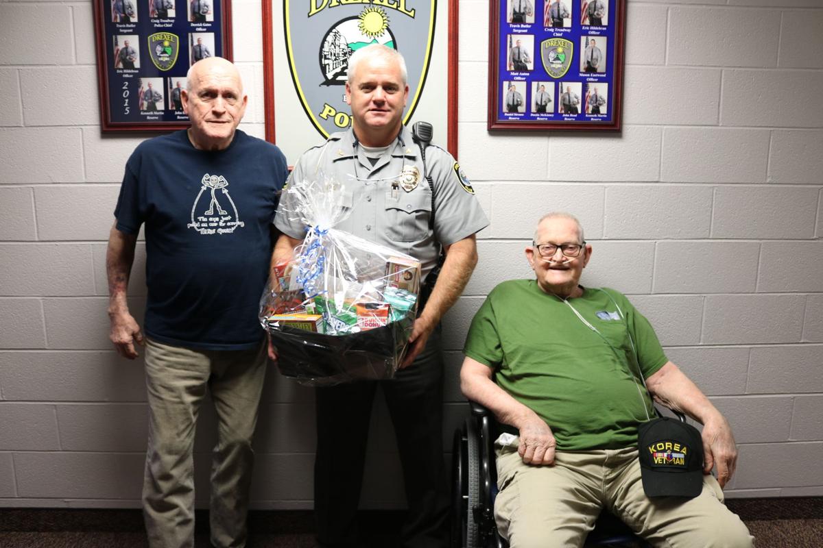 Nursing home residents provide care package to local law enforcement