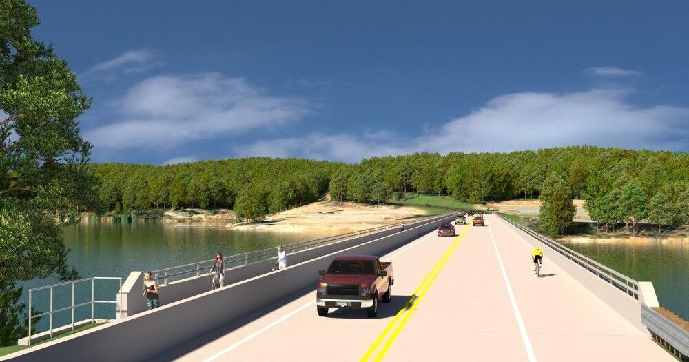 Drought temporarily halts work on new Castle Bridge project at Burke, Caldwell county line