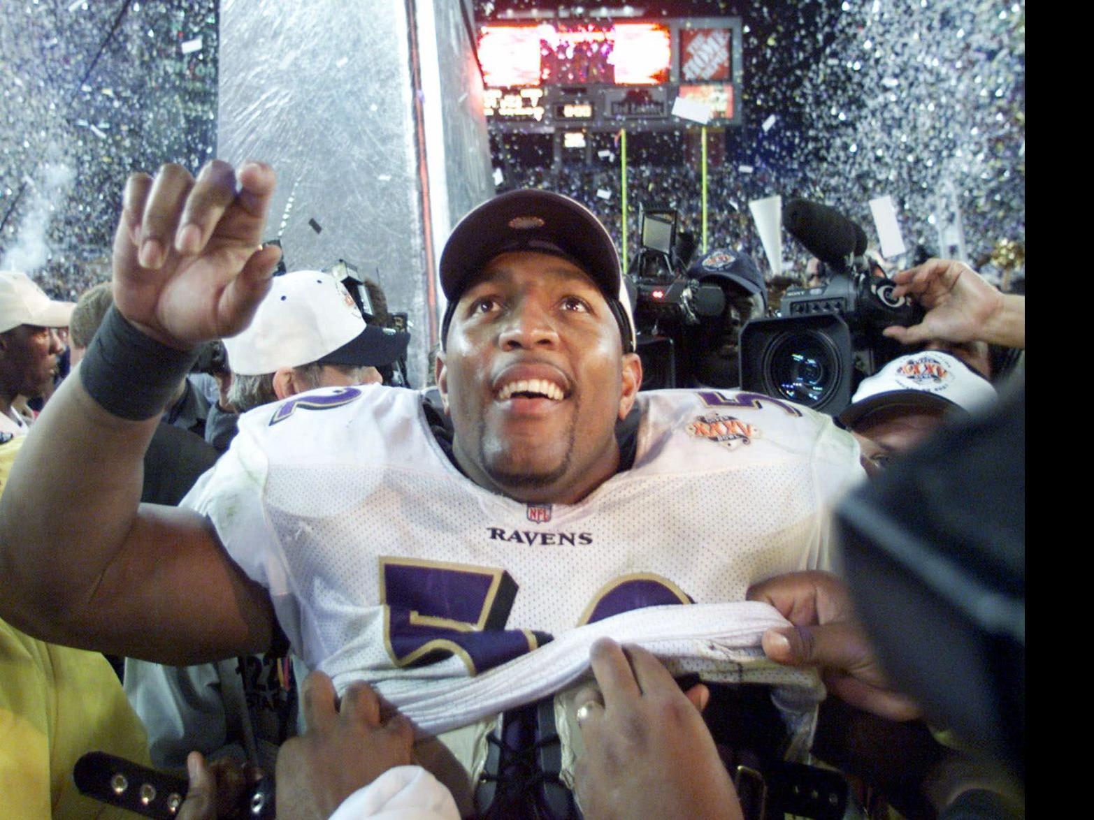 Baltimore Ravens Ray Lewis, Super Bowl Xxxv Sports Illustrated