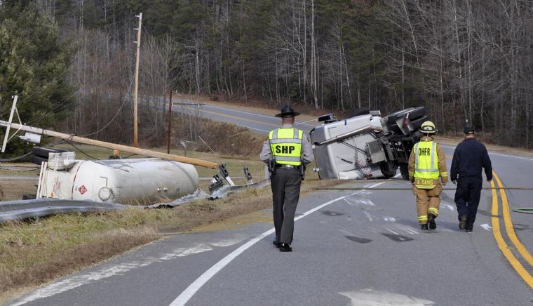 Breaking News: Propane truck accident closes N.C. 181 | Latest ...