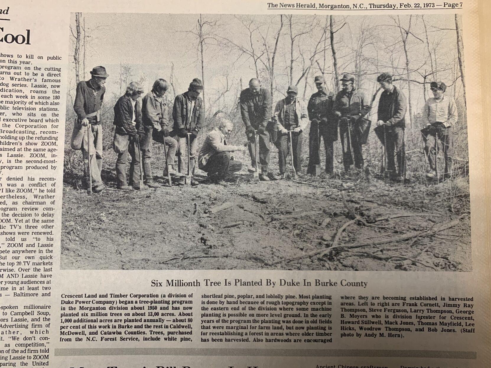 50 Years Ago in Burke County
