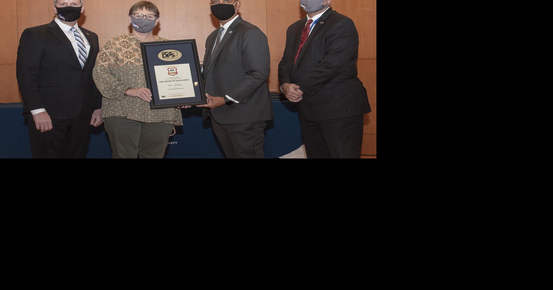 Glen Alpine woman receives NCDPS Badge of Excellence