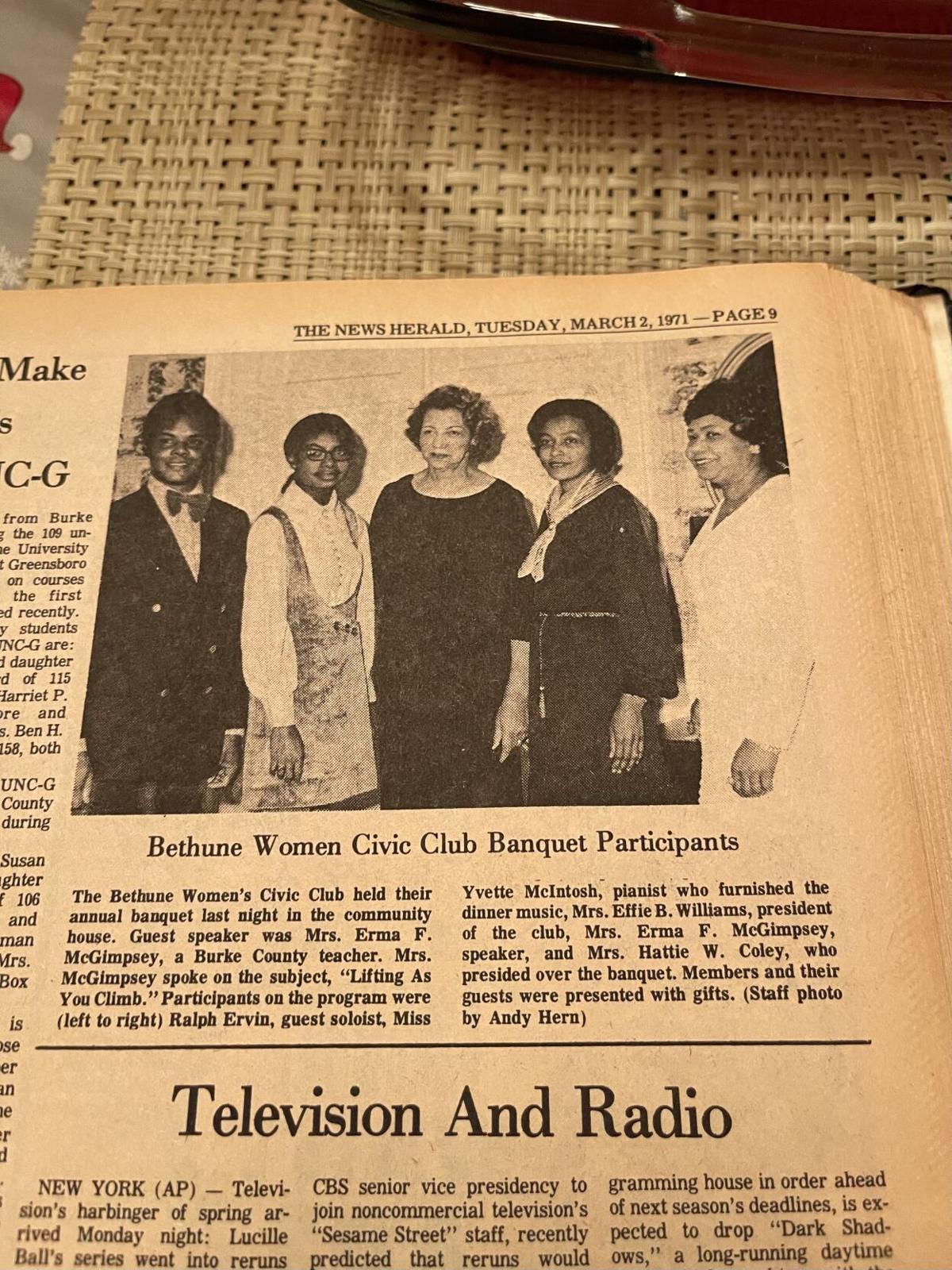 50 Years Ago In Burke County History Morganton Com
