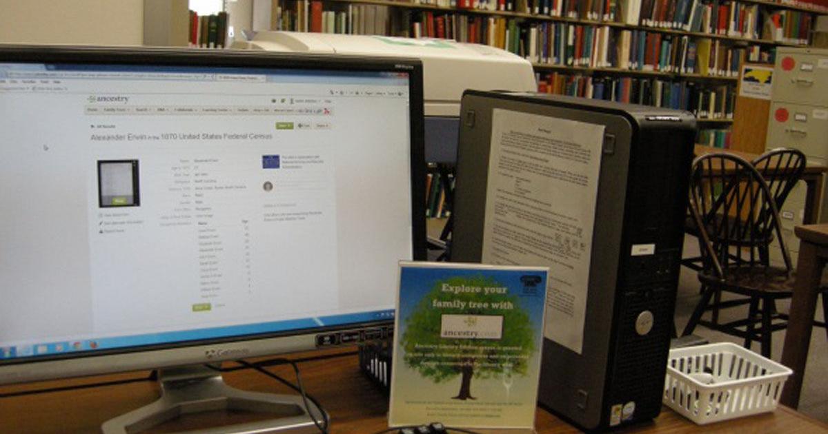 Burke County Library to offer ancestry edition online