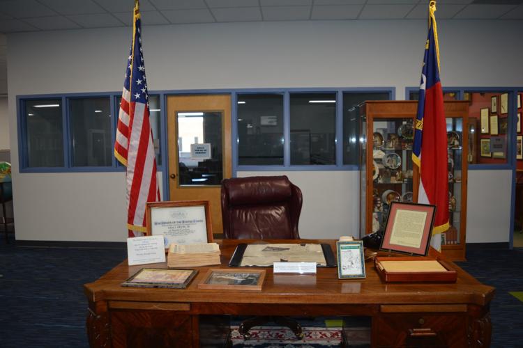 Sen. Sam J. Ervin Jr. Senate desk photo