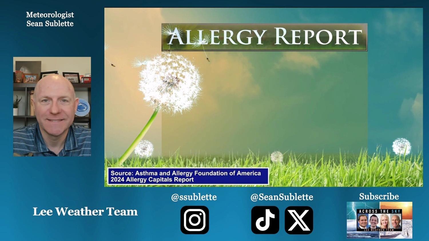 Virginia and North Carolina claim worst allergy cities