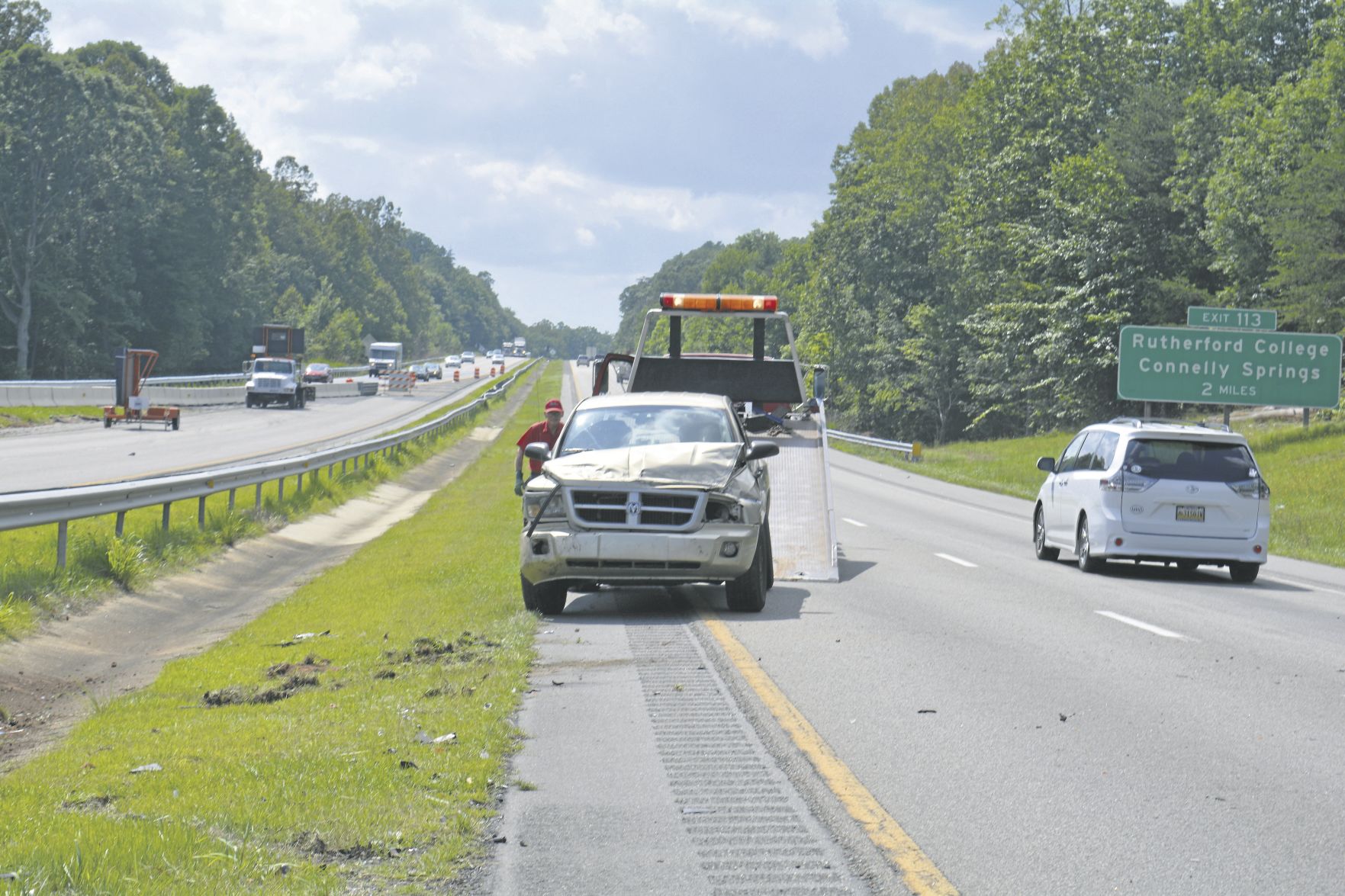 One Injured, Charged In I-40 Wreck