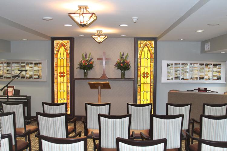 Newly renovated chapel