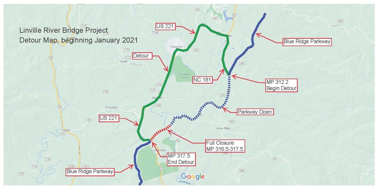 Blue Ridge Parkway announces Linville River Bridge repairs Latest