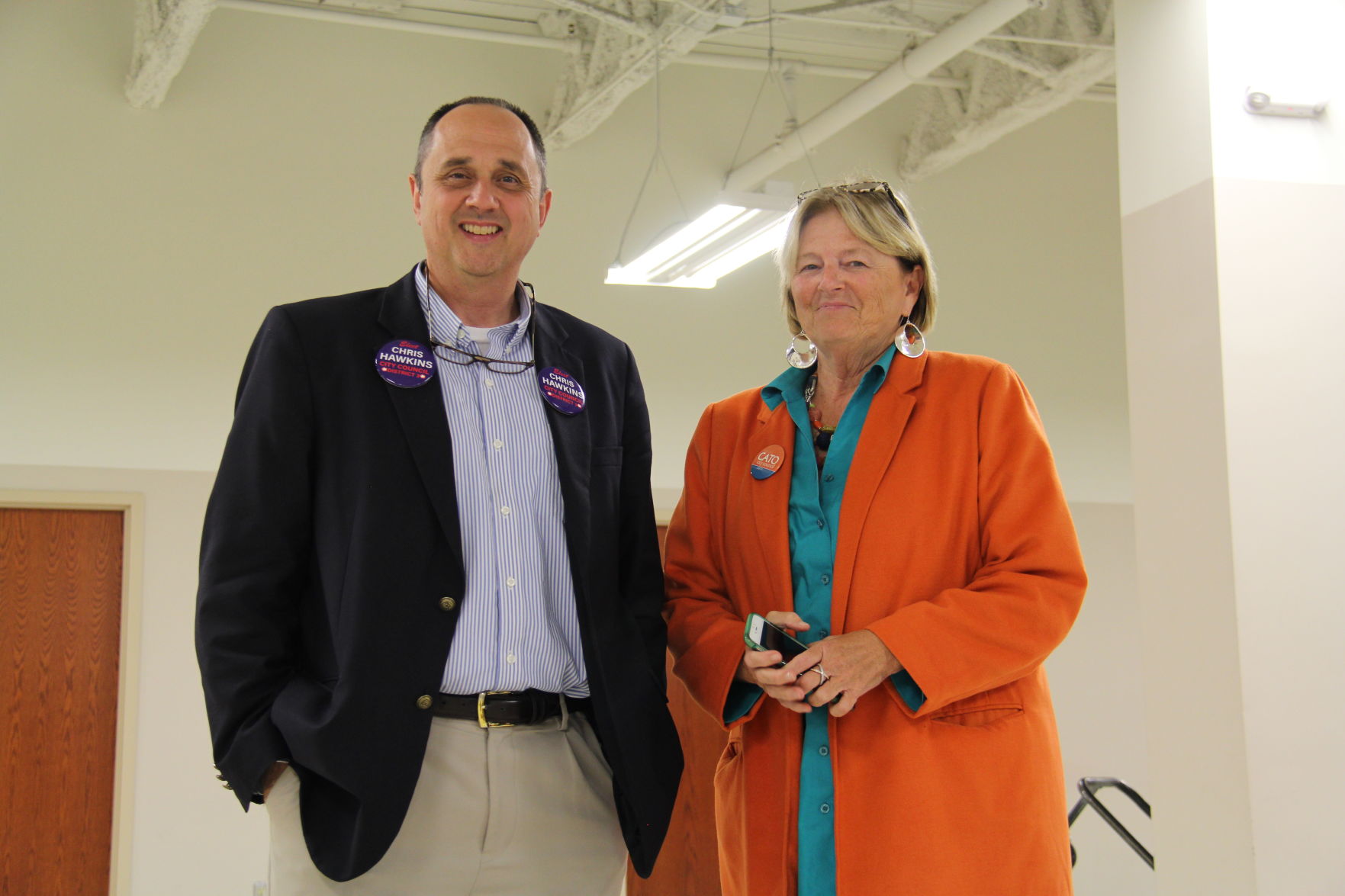 Chris Hawkins Wendy Cato win Morganton City Council seats