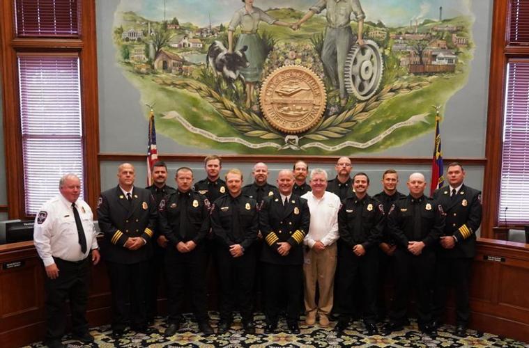 Statesville Fire Department Celebrates Promotions During Swearing-In Ceremony
