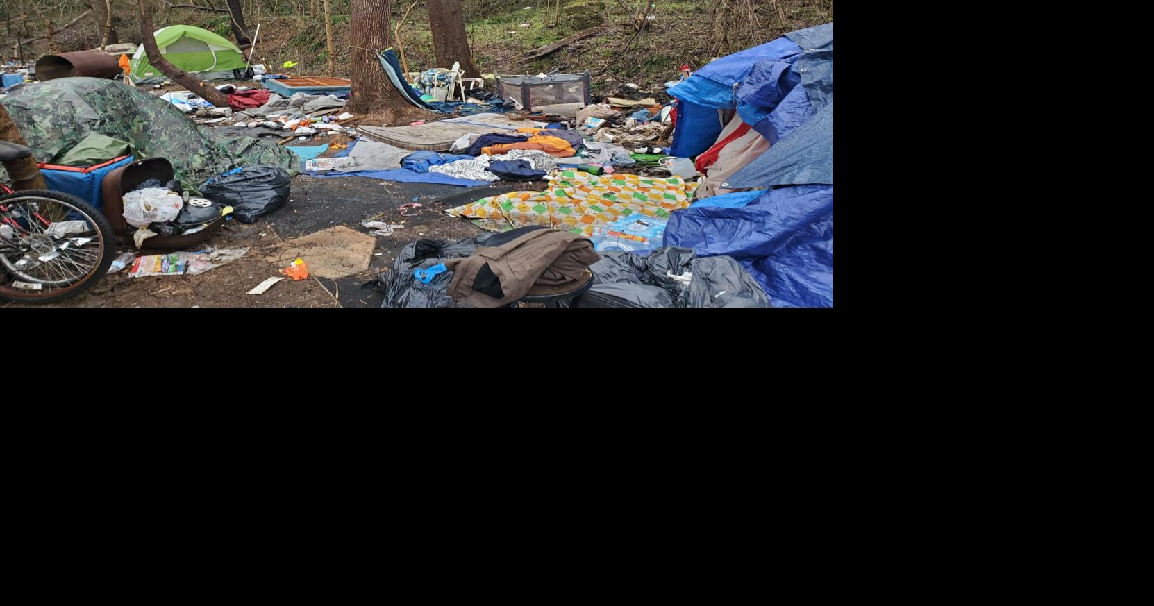 Neighbors, city respond after family invites homeless to their property