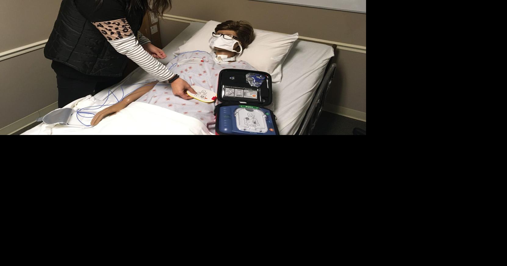 Agency uses grant funds for new defibrillator