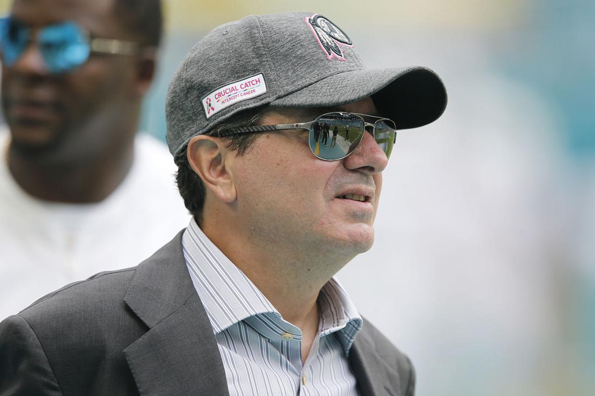 Washington owner Daniel Snyder looks on prior to a game against the Miami Dolphins at Hard Rock Stadium on Oct. 13, 2019, in Miami Gardens, Florida.