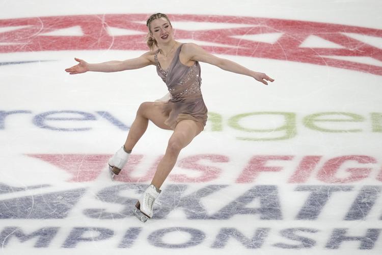 Glenn wins US figure skating title after Levito falls three times in free  skate