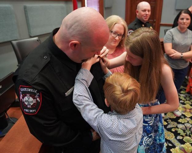 Statesville Fire Department Celebrates Promotions During Swearing-In Ceremony