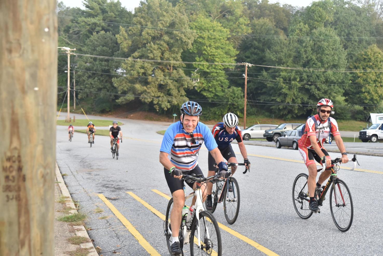 PHOTOS 2018 Cycle North Carolina Mountains to Coast rolls through our
