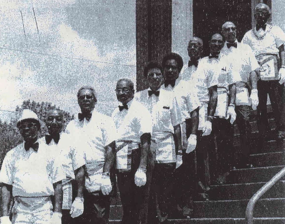 Masonic Officers Lodge 70, July 1976