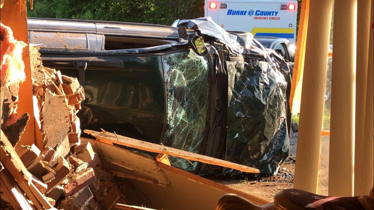 BREAKING Man charged with DWI after flipping car, landing inside house